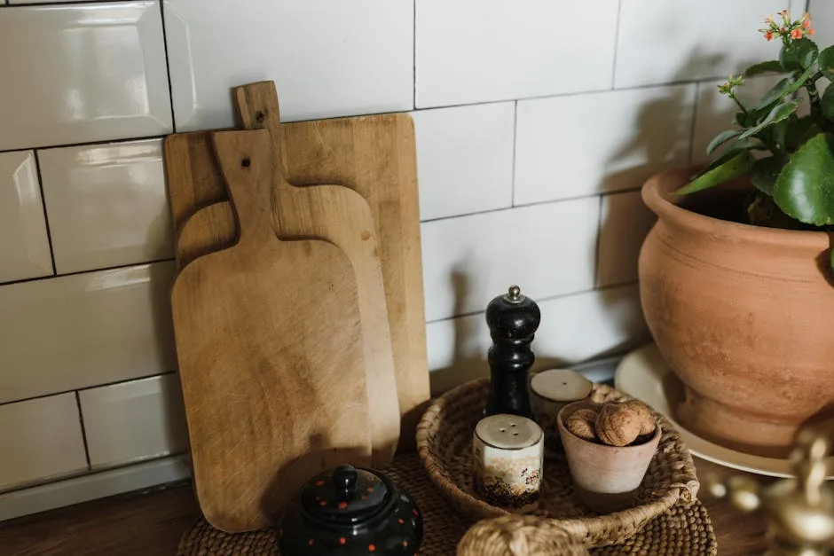 Selection of wooden chopping boards on a kitchen counter — how to choose the right chopping board