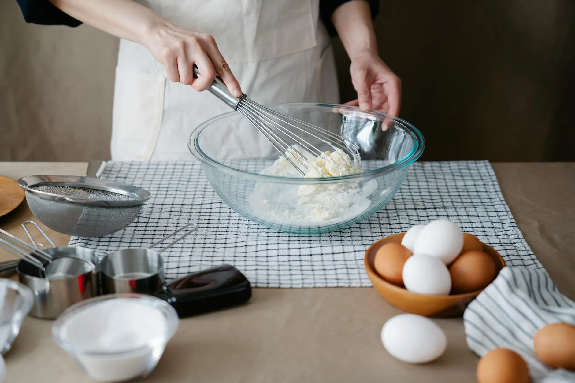 Stand mixer dough in a bowl showing practical baking capacity